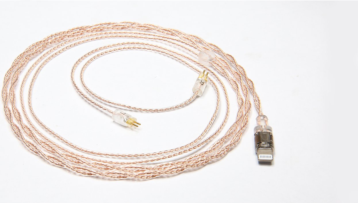 OEAudio 2DualOFC Cable High-Fidelity Earphone Cable - MusicTeck