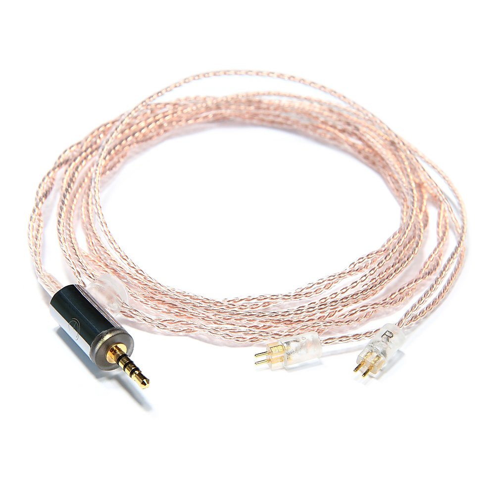 OEAudio 2DualOFC Cable High-Fidelity Earphone Cable - MusicTeck