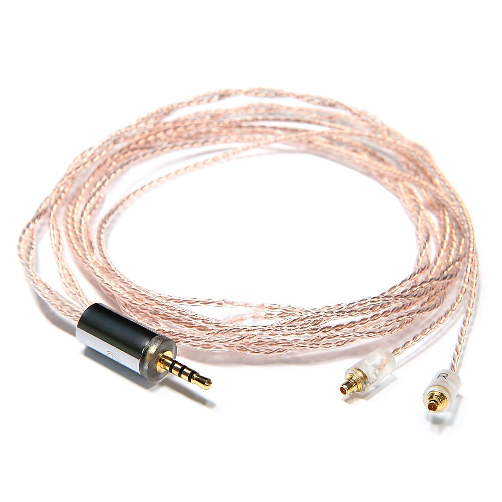 OEAudio 2DualOFC Cable High-Fidelity Earphone Cable - MusicTeck