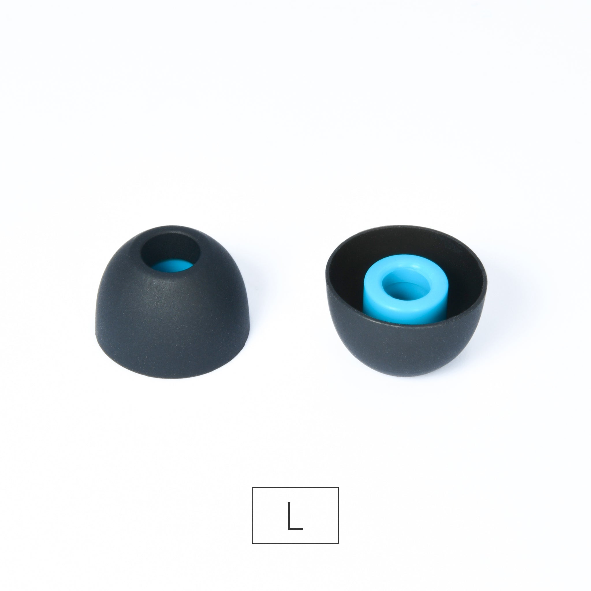 UM Blue Heart Silicone Eartips (one pair) - MusicTeck