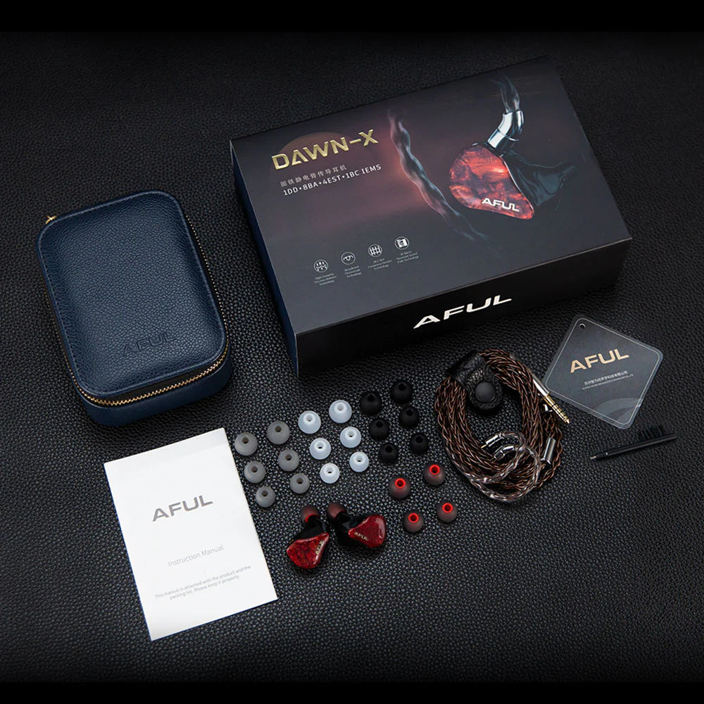 AFUL DAWN-X 1DD+8BA+4EST+1BC Drivers In-Ear Earphones – MusicTeck