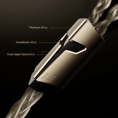 Effect Audio Centurion II - Gold Silver Flagship IEM Upgrade Cable -MusicTeck