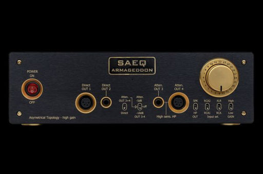 SAEQ Amplifier ARMAGEDDON GOLD SATIN - MusicTeck