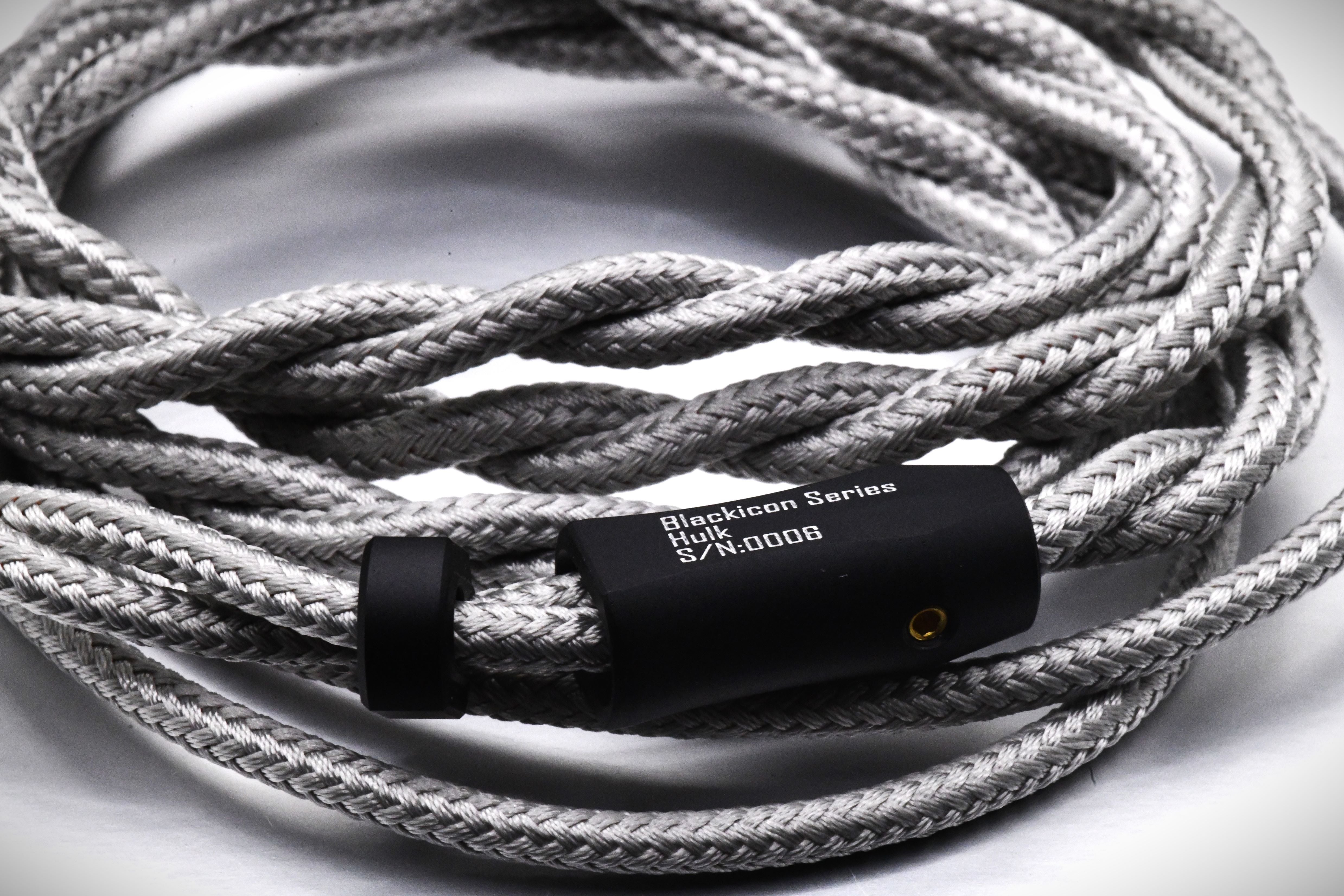 PWAudio Blackicon Series Hulk headphone cable (1.5m) (Built to order)