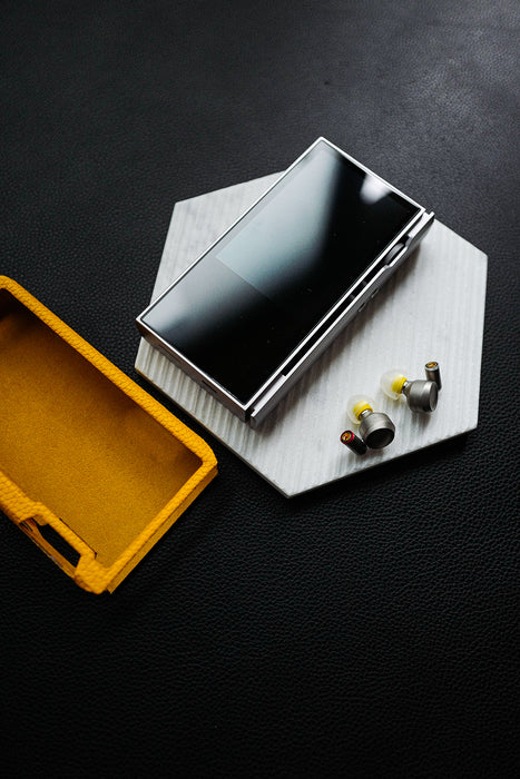 Luxury Precision P6 Pro Advanced Discrete R-2R Portable Audio Player (Black Gold Edition) with free Leather Case