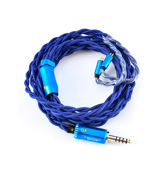 UM Nuit Étoilée cable - First Times with Shielding Pro Blue (2Pin flat sockets, 4.4mm)
