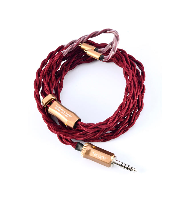 UM Soleil Tombé cable - First Times with Shielding Pro Red (2Pin flat sockets, 4.4mm)