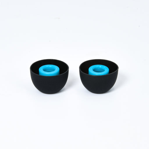 UM Blue Heart Silicone Eartips (one pair) - MusicTeck