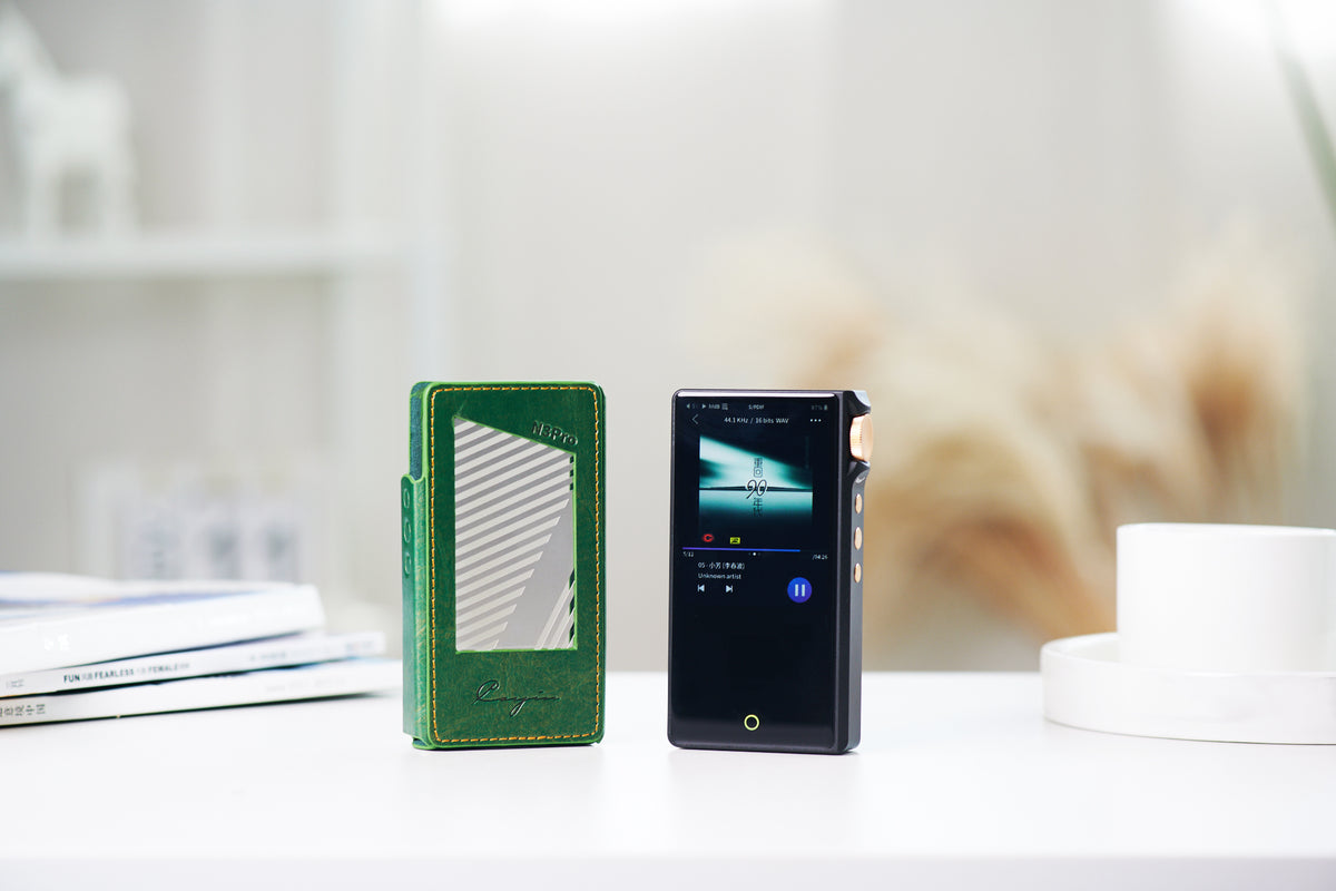 Cayin N3Pro Leather Case, Emerald Green - MusicTeck