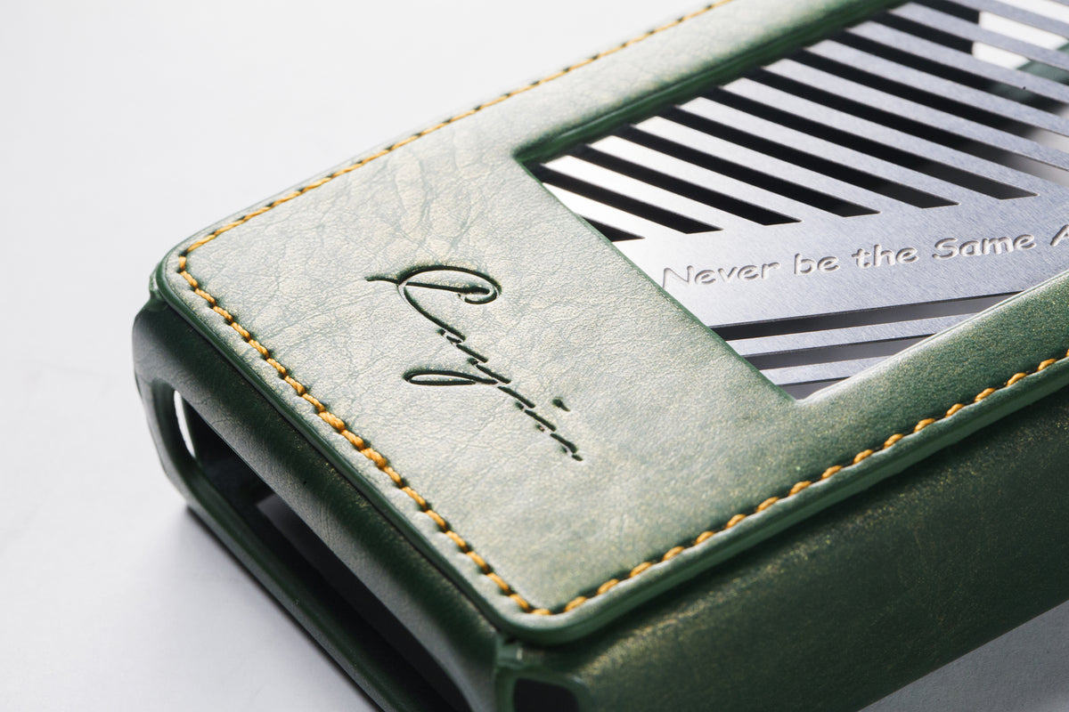 Cayin N3Pro Leather Case, Emerald Green - MusicTeck