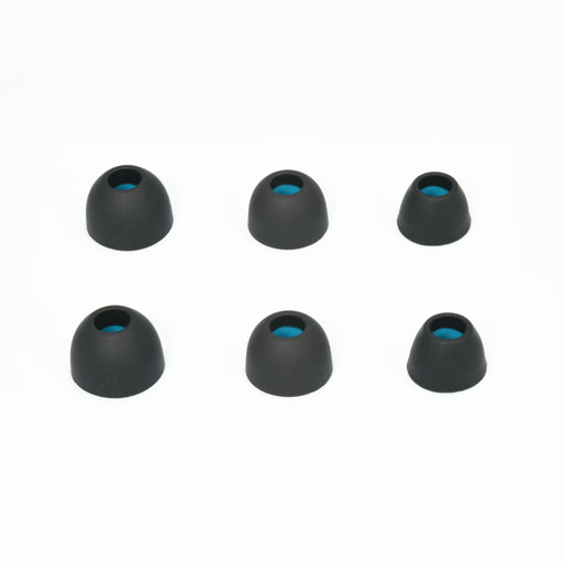 UM Blue Heart Silicone Eartips (one pair) - MusicTeck